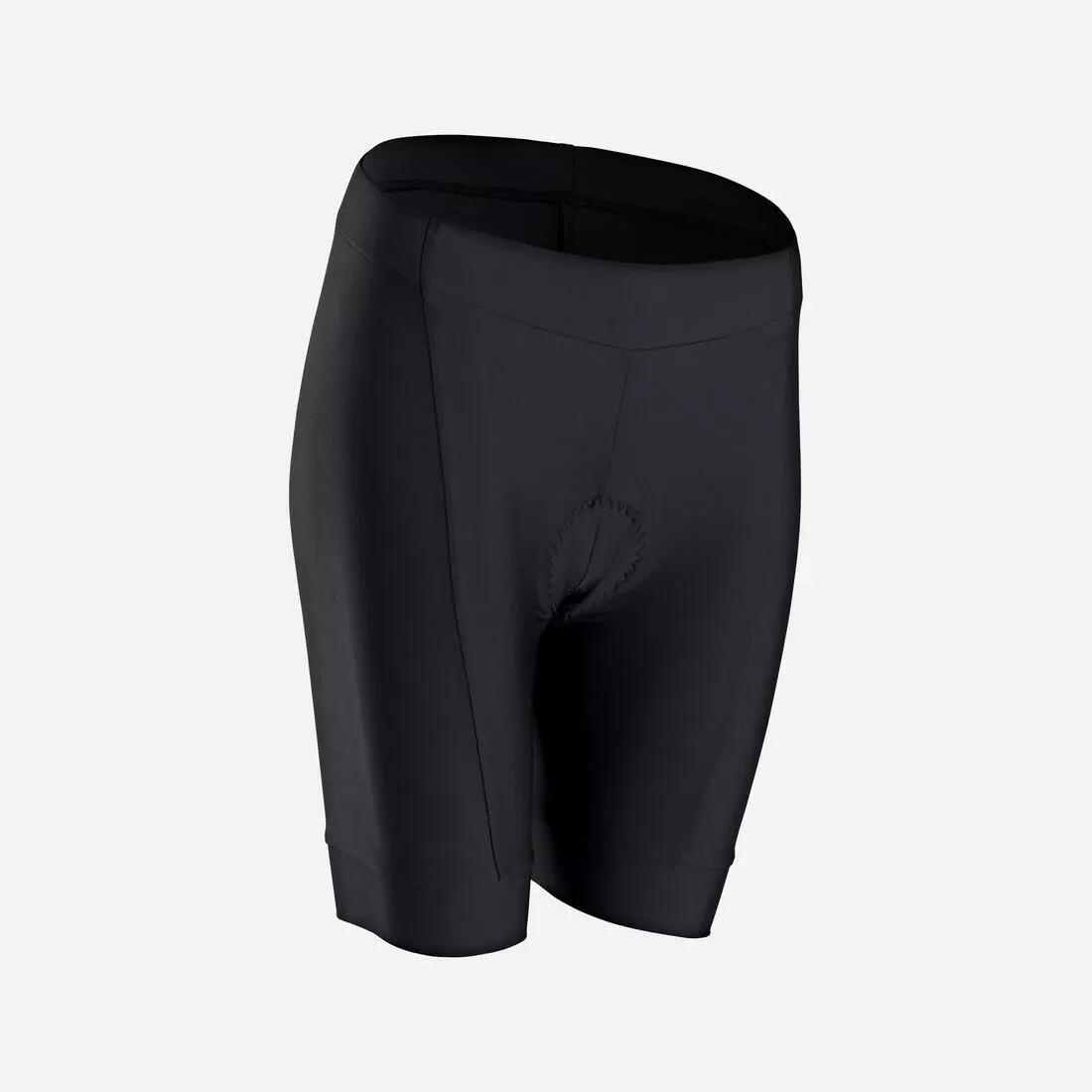 BLACK Women's Cycling Shorts 100, , large image number 0