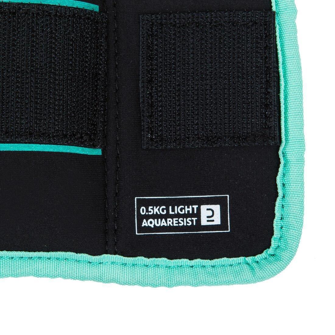 Aquafit Weighted Wristbands - 2*0.5Kg, Green, No Color, large image number 6