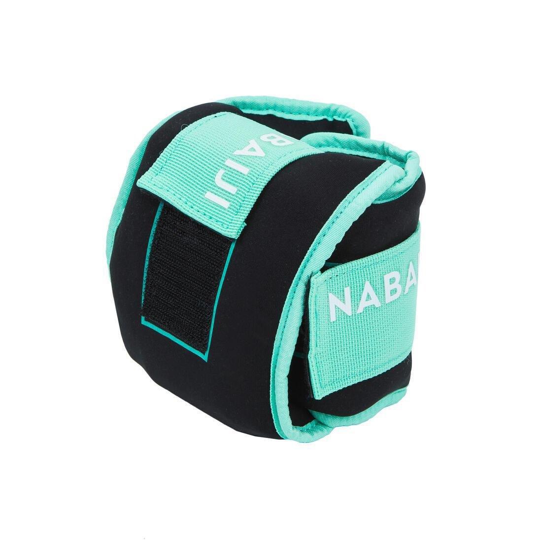 Aquafit Weighted Wristbands - 2*0.5Kg, Green, No Color, large image number 7