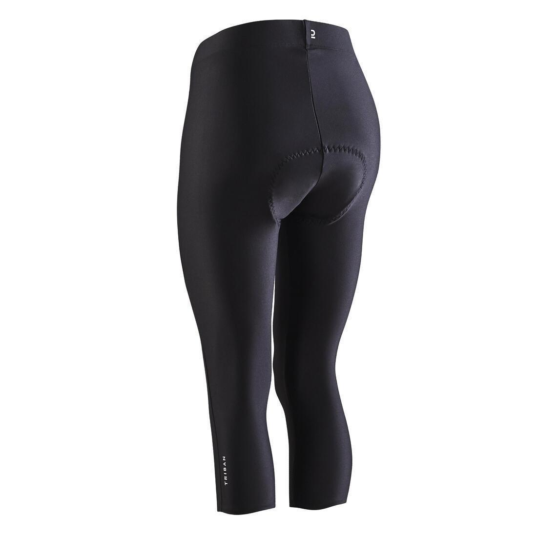 Womens Cycling 3/4 Tights100 , Black, , large image number 1