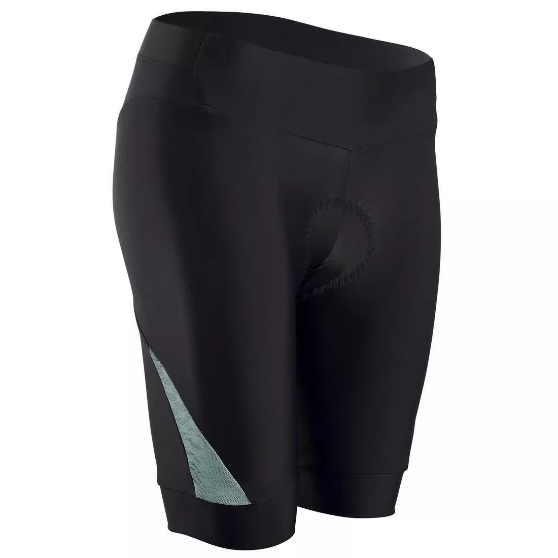 VAN RYSEL - Women's Cycling Shorts RC500 - Black/Coral