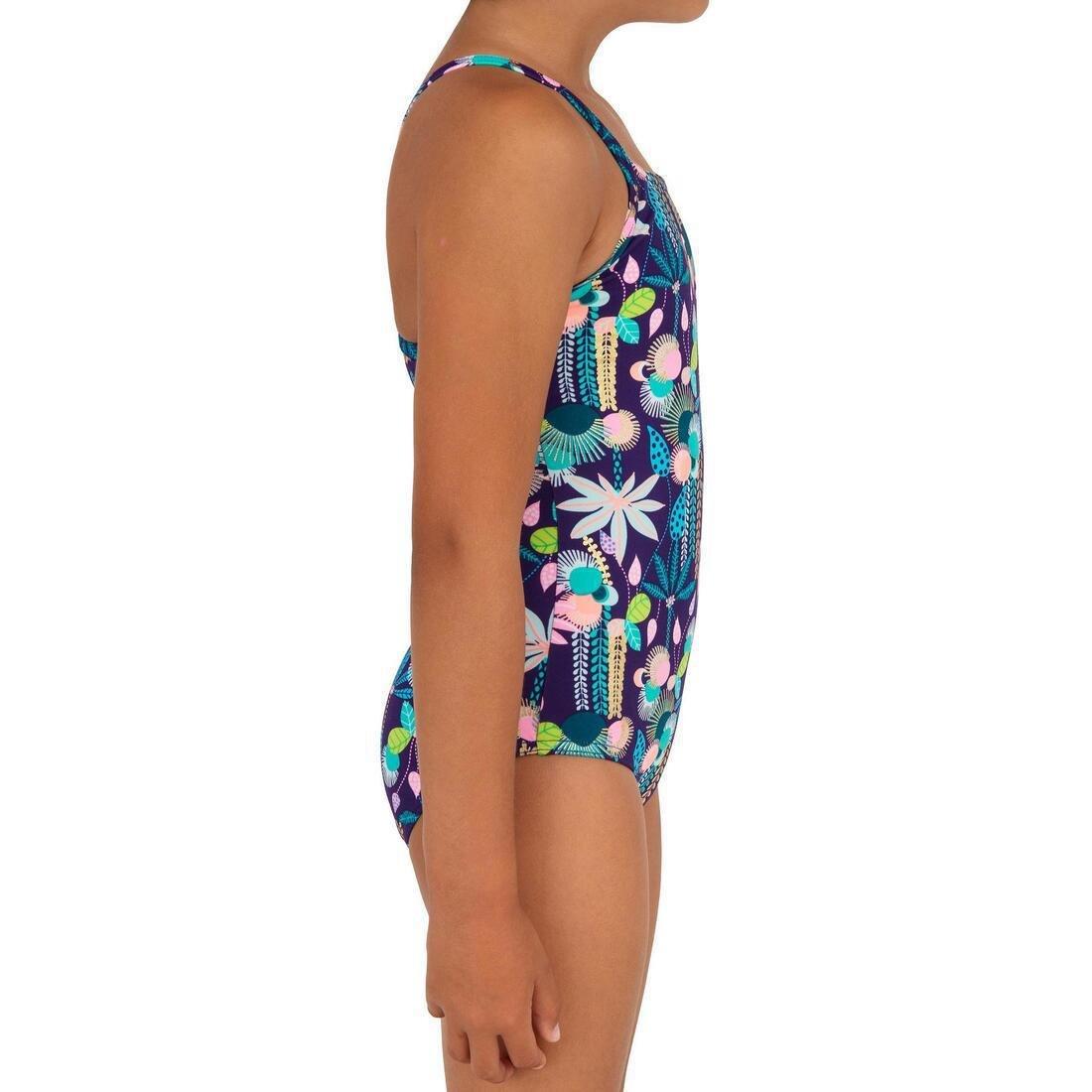 Kids Girls 1-Piece Swimsuit Hanalei - 100, Multicolour, No Color, medium