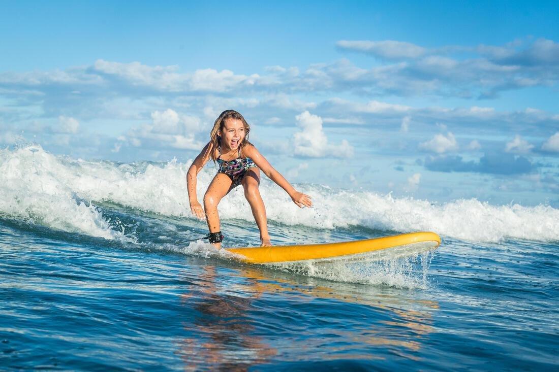 Kids Girls 1-Piece Swimsuit Hanalei - 100, Multicolour, No Color, medium