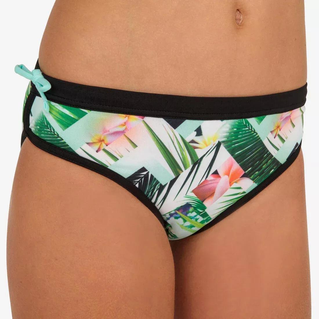 Kids Girls Surf Swimsuit Bottoms - Mas 900, Green, No Color, large image number 6