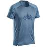 Men Hiking Synthetic Short-Sleeved T-Shirt Mh500, Blue