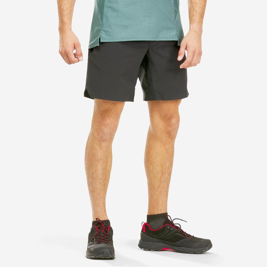 Men Short Mountain Shorts - Mh500, Black, , large image number 0