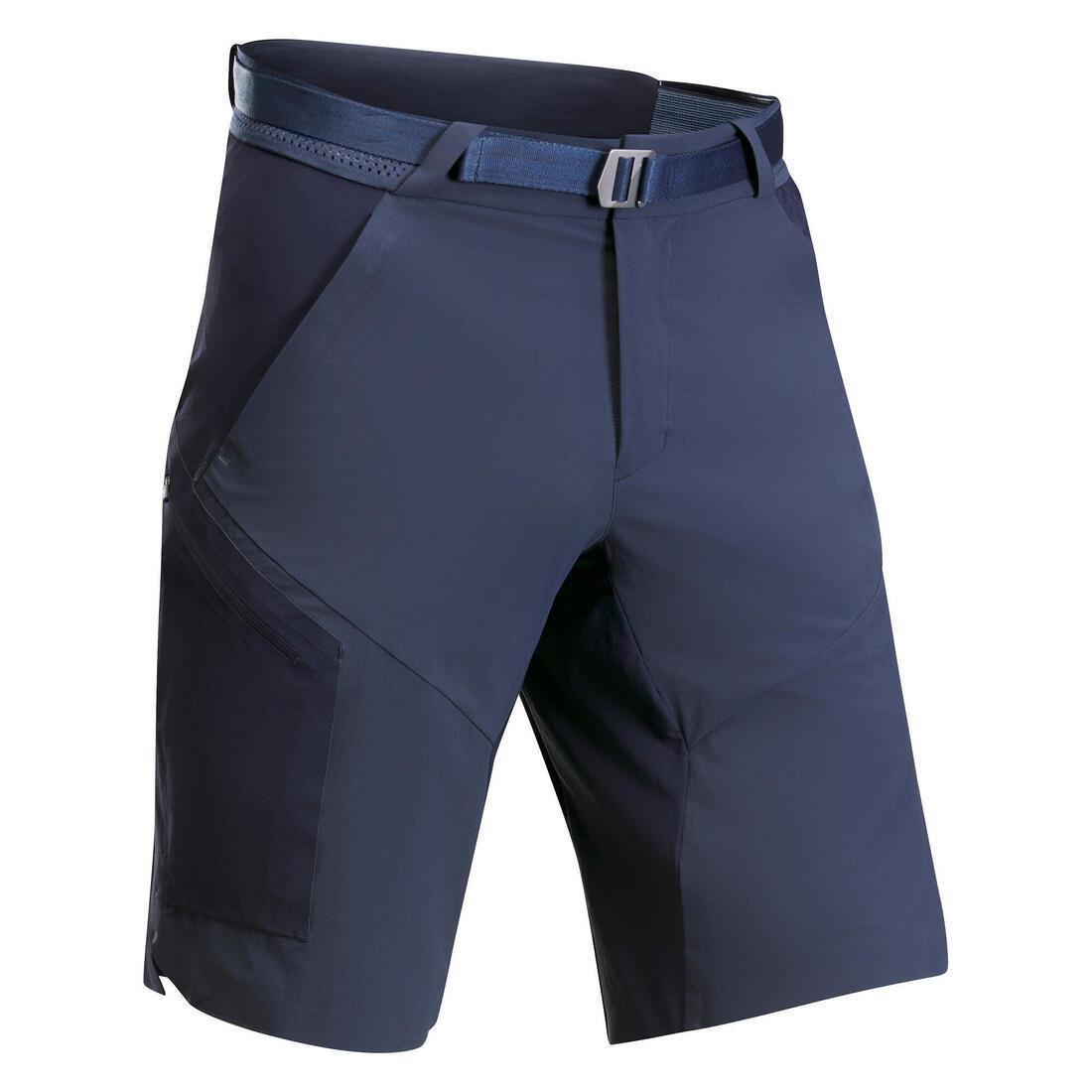 Men Long Mountain Hiking Shorts - Mh500 , Black, , large image number 6