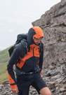 QUECHUA - Men Long Mountain Hiking Shorts - Mh500 , Black