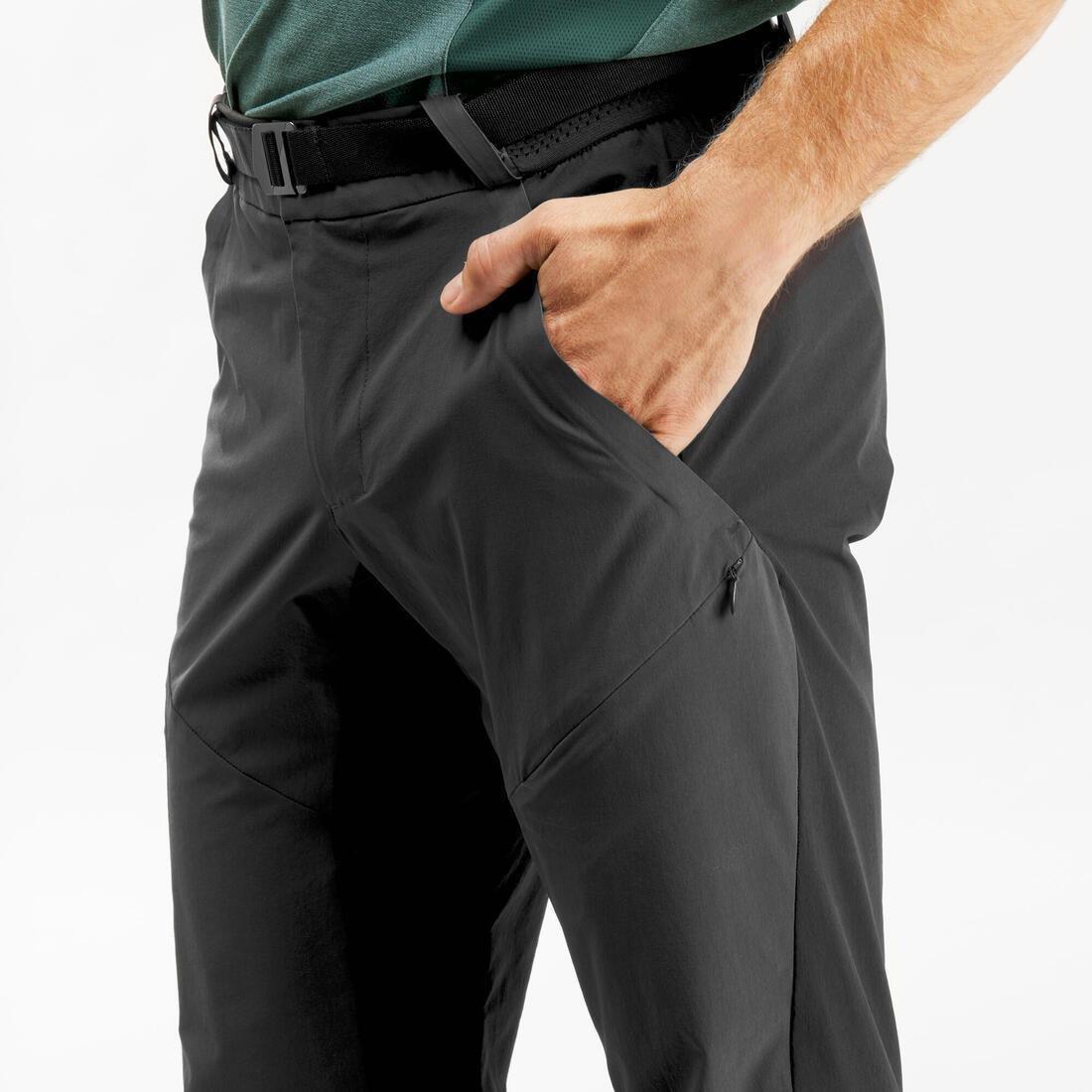 Mens Walking Trousers, Carbon Grey, , large image number 4