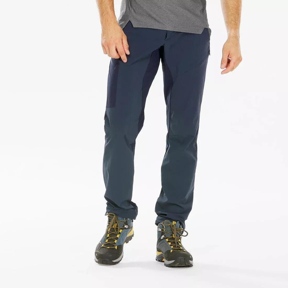 QUECHUA - Men's Hiking Trousers MH500, DARK BLUE