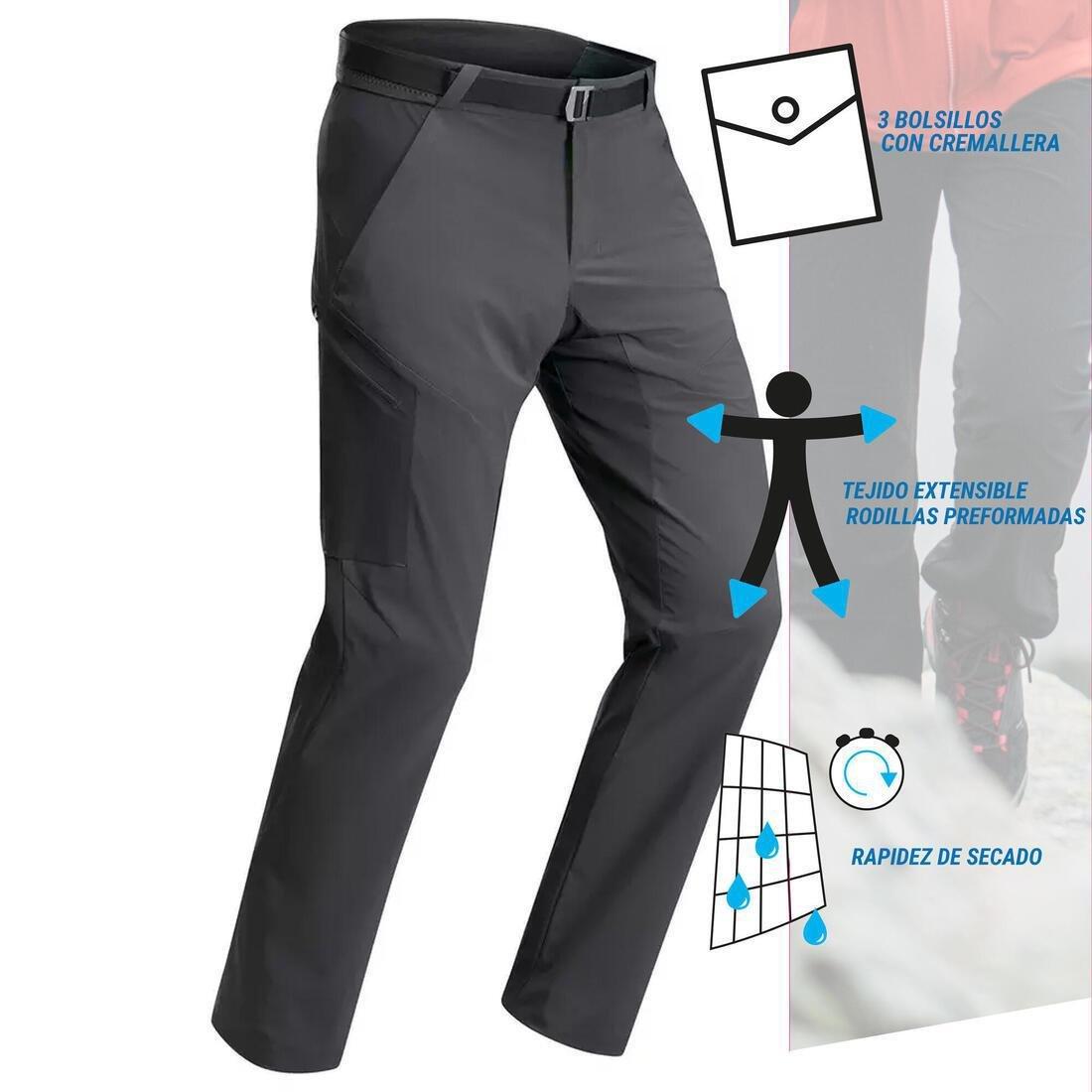 QUECHUA - Men's Hiking Trousers MH500, DARK BLUE