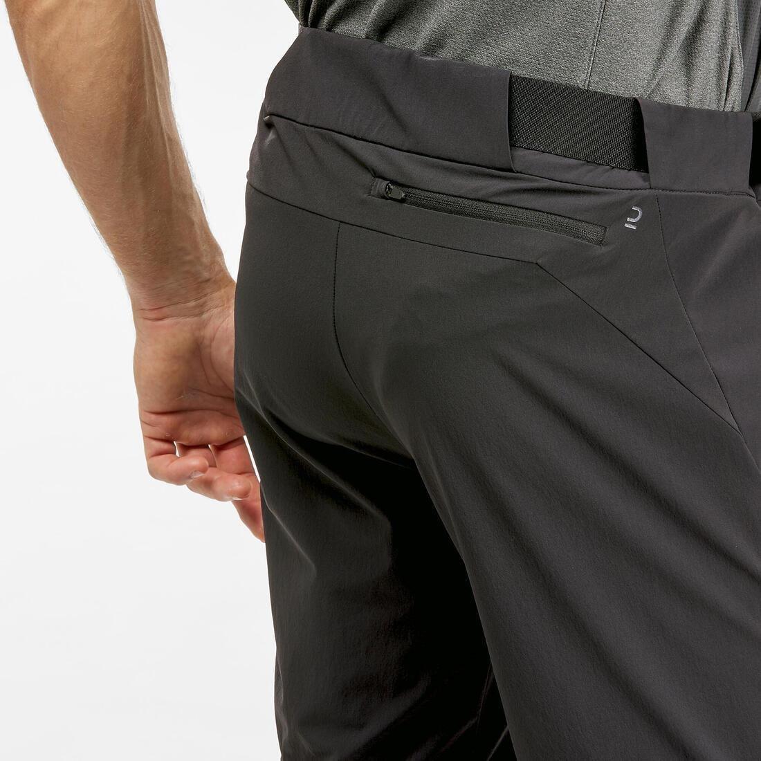 Mens Hiking Zip-Off Trousers Mh550, Black, , large image number 8