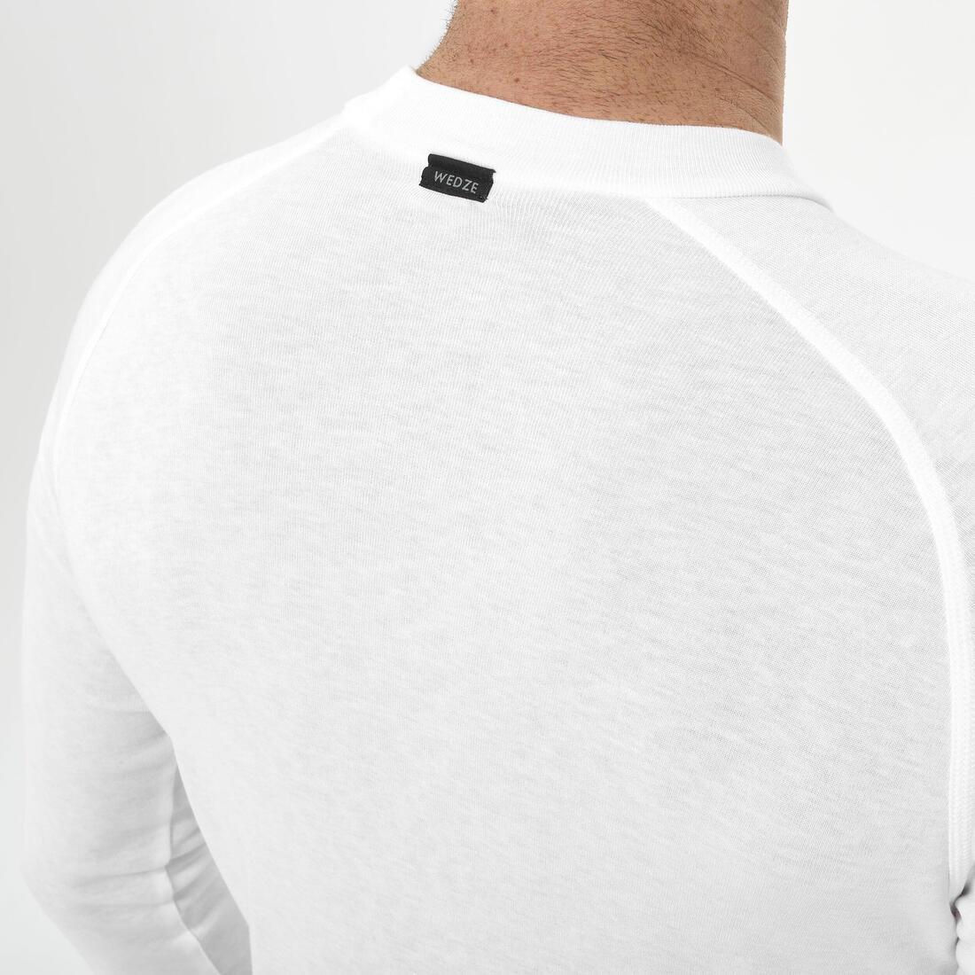 Men Ski Base Layer Top - Bl 100, Snow White, , large image number 1