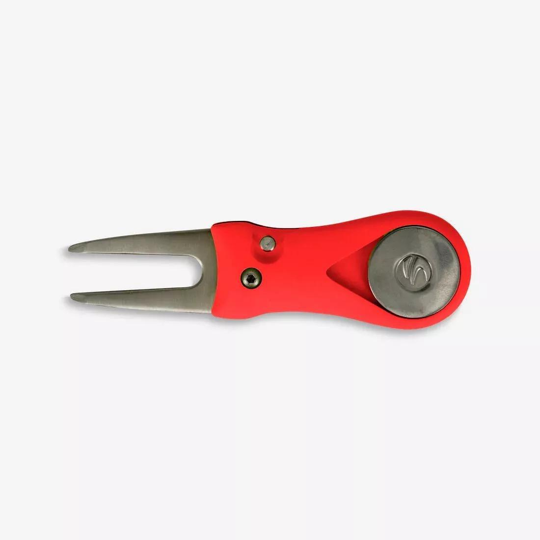 BEIGE Golf automatic divot repair tool - INESIS, No Color, large image number 0