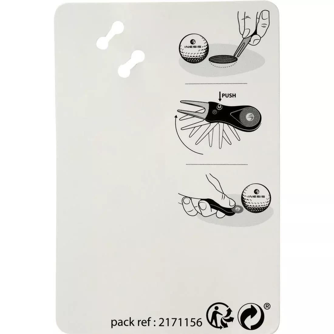 Golf Automatic Divot Repair Tool - Inesis, Red, No Color, large image number 2