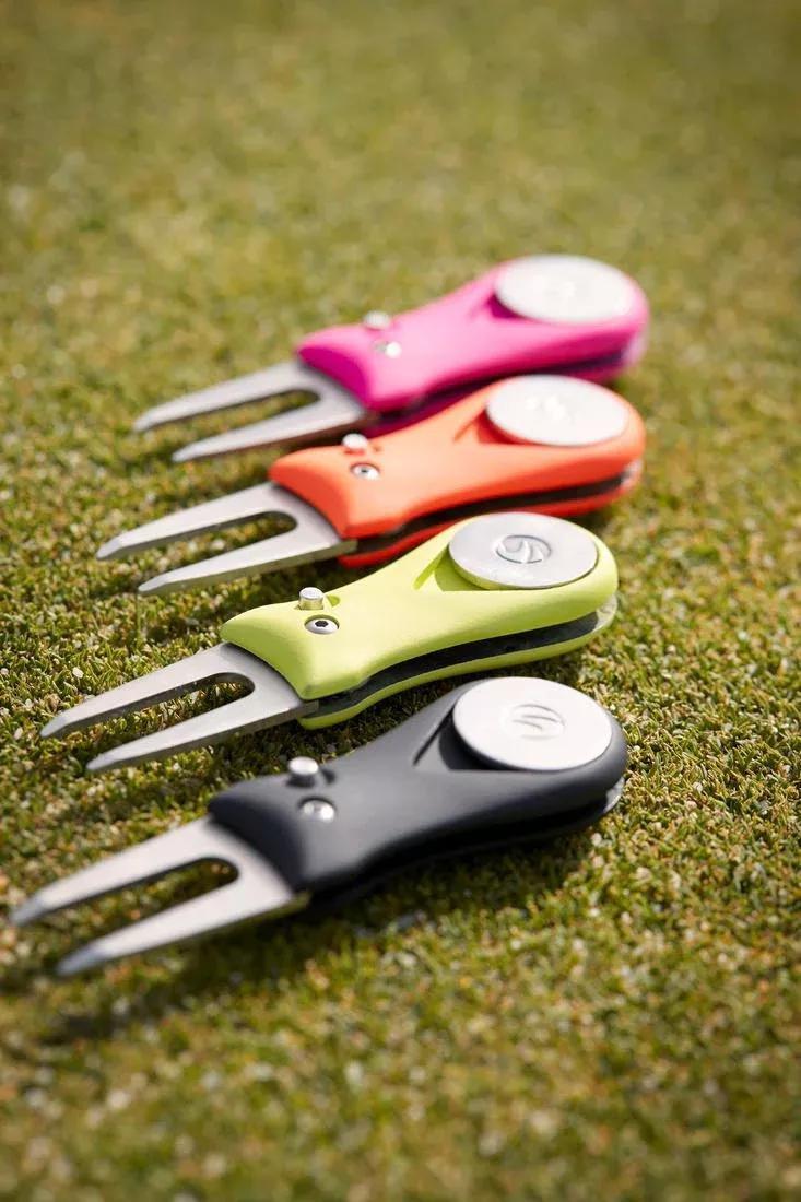 BEIGE Golf automatic divot repair tool - INESIS, No Color, large image number 4
