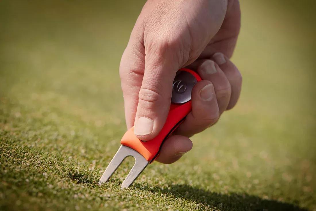 Golf Automatic Divot Repair Tool - Inesis, Red, No Color, large image number 6