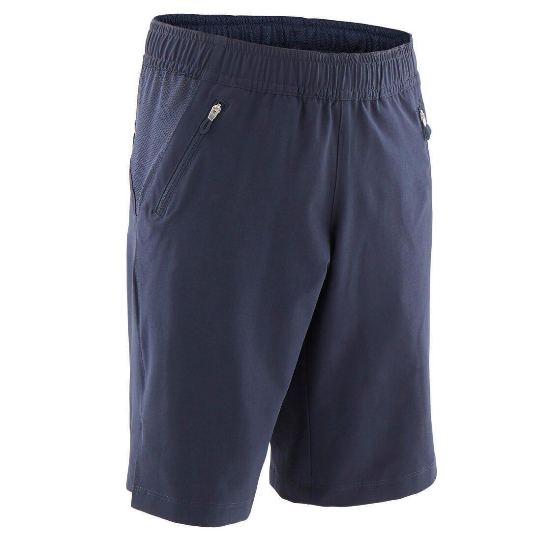 Kids Boys Breathable Gym Shorts W900, Navy, , large image number 0