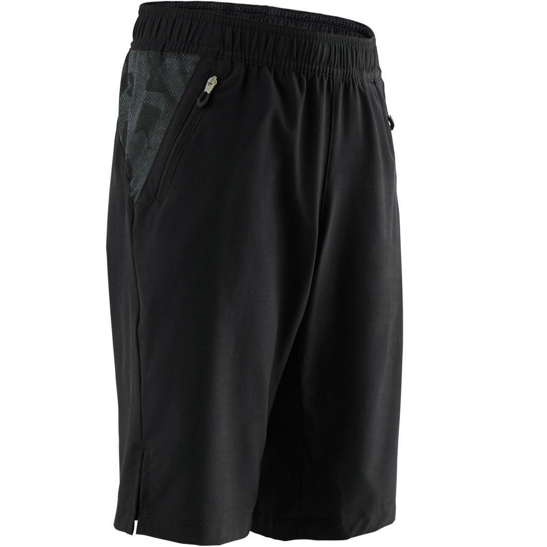 Kids Boys Breathable Gym Shorts W900, Navy, , large image number 8