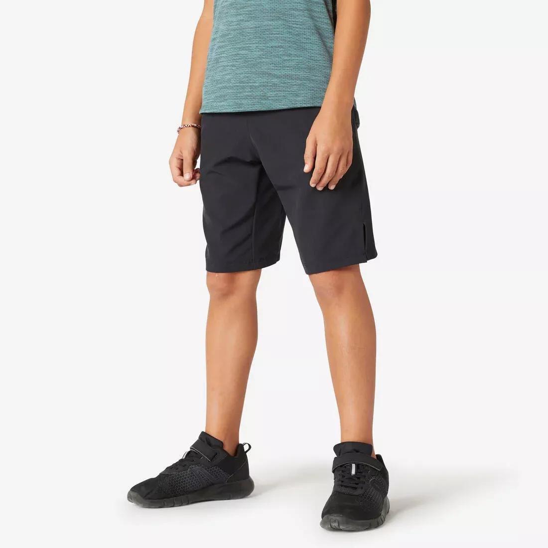 Boys Breathable Gym Shorts W900, Black, , large image number 0