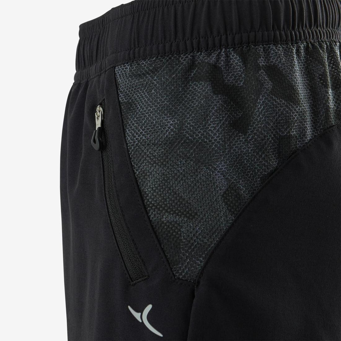 Boys' Breathable Gym Shorts W900, Black, No Color, large image number 8