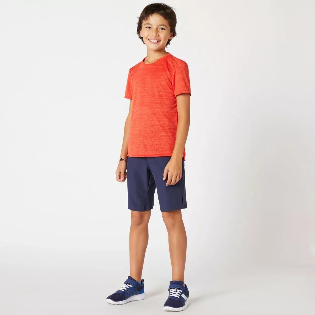 Boys Breathable Gym Shorts W900, Black, , large image number 14