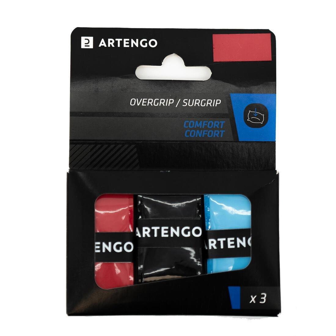 ARTENGO - Tennis Comfort Overgrip Tri-Pack