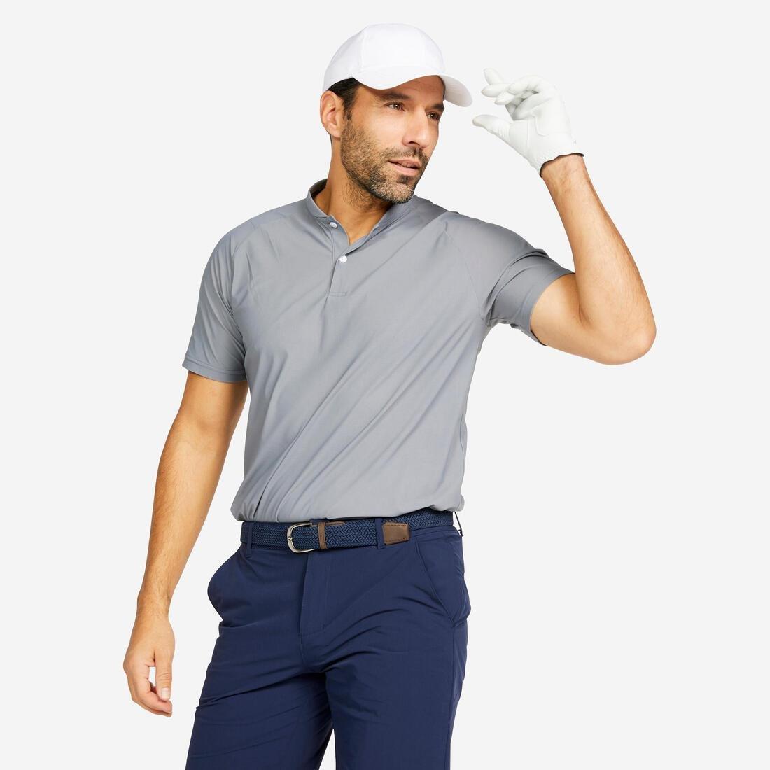 NAVY BLUE Men's golf short-sleeved polo shirt WW900 petrol, No Color, large image number 11