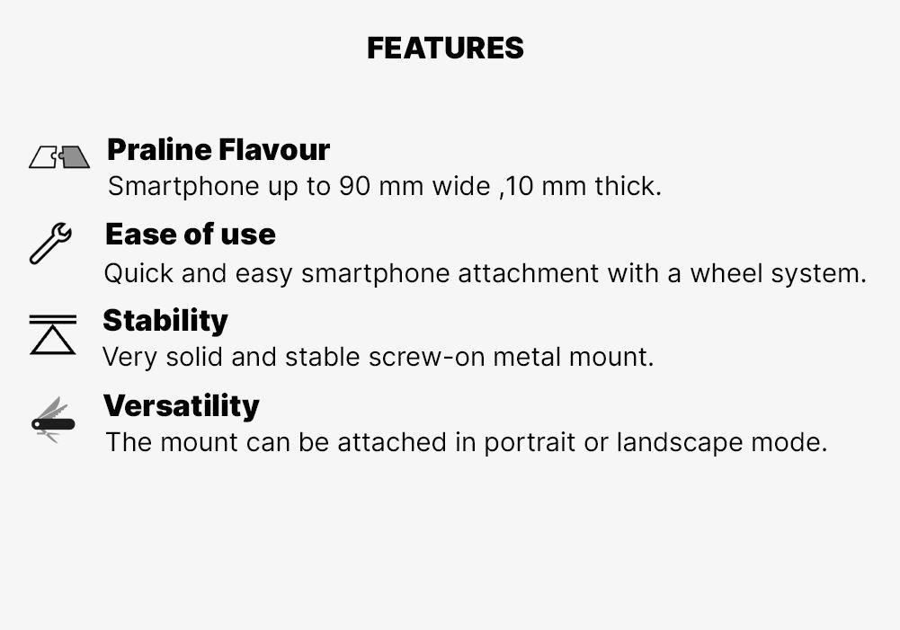 Cycling Smartphone Mount, Black, No Color, medium