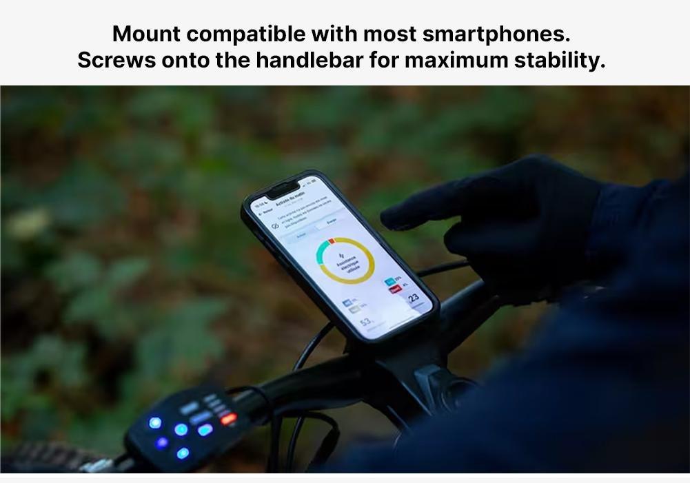 Cycling Smartphone Mount, Black, No Color, medium