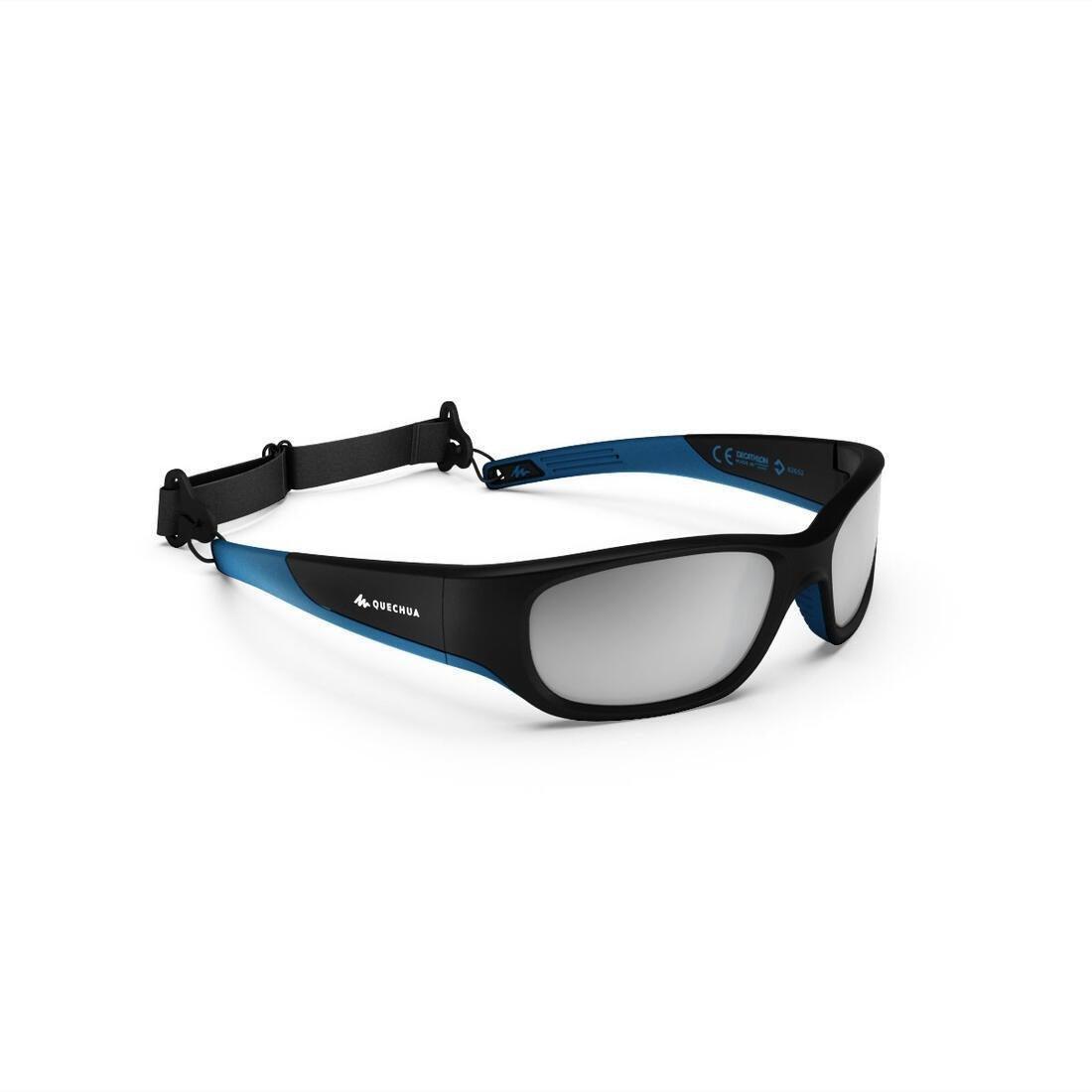 QUECHUA - Kids Category 4 Sunglasses, Black