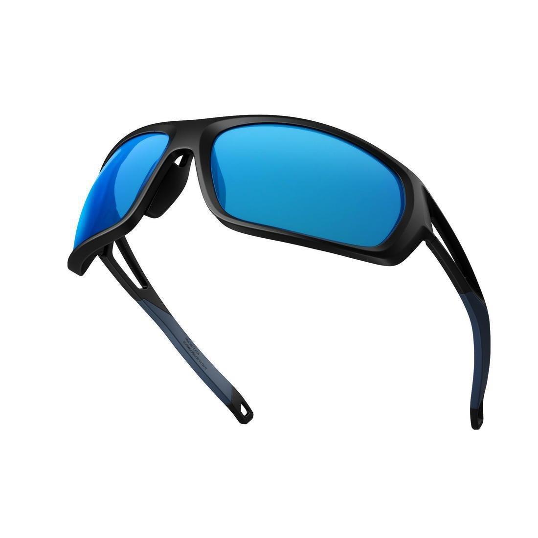 Unisex S Hiking Sunglasses Mh580 Polarising Category 4, Black, No Color, large image number 0