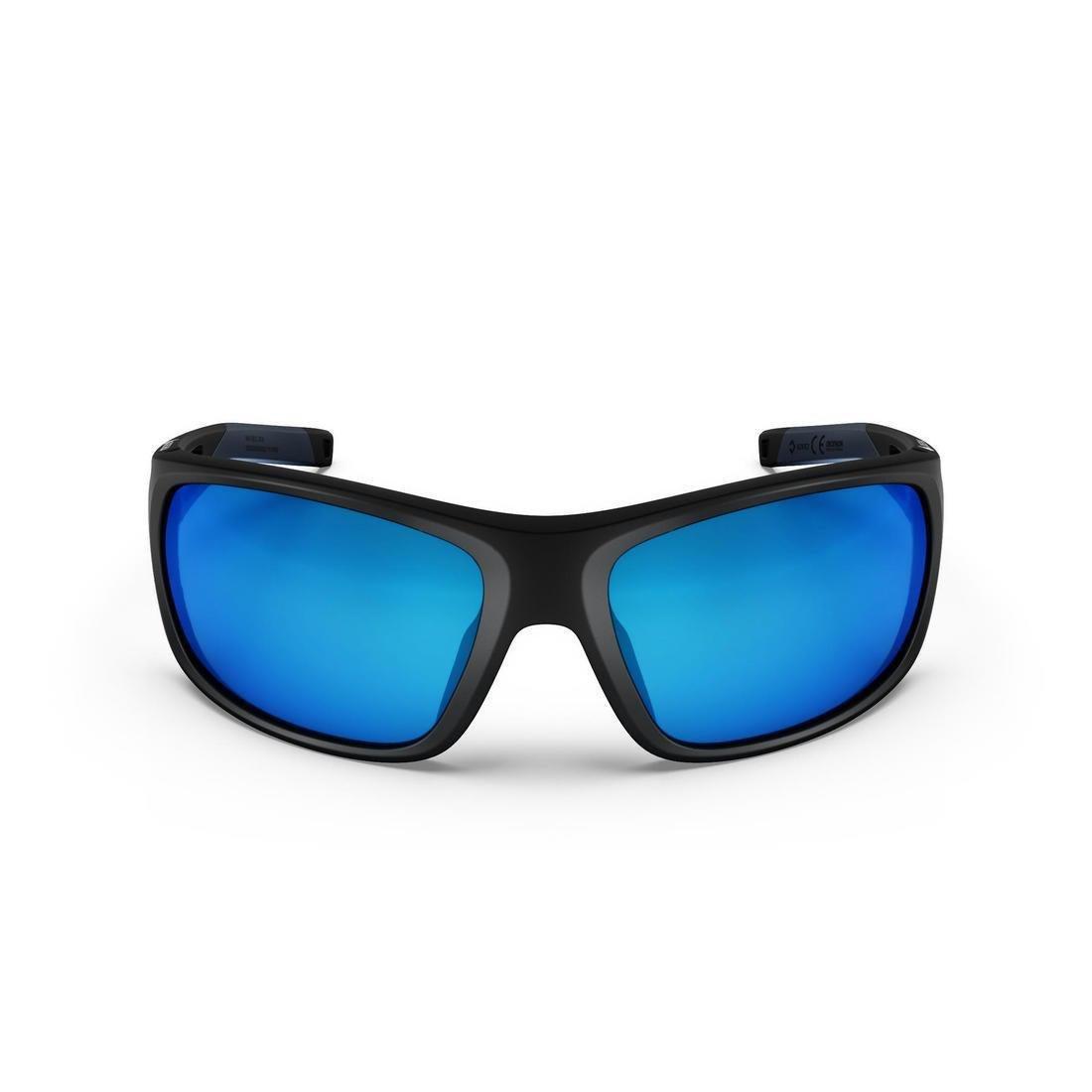 Unisex S Hiking Sunglasses Mh580 Polarising Category 4, Black, No Color, large image number 2