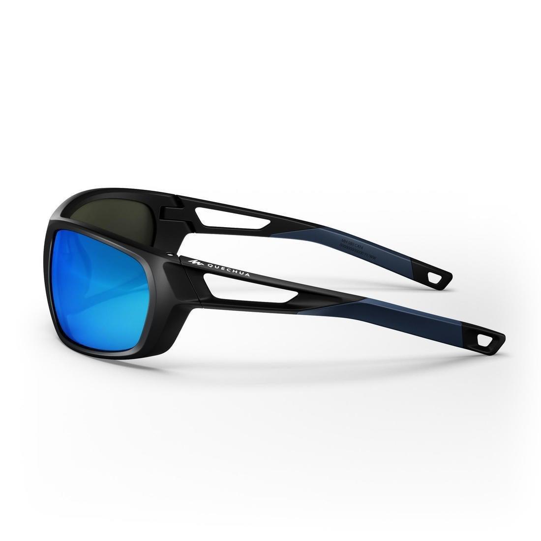 Unisex S Hiking Sunglasses Mh580 Polarising Category 4, Black, No Color, large image number 3