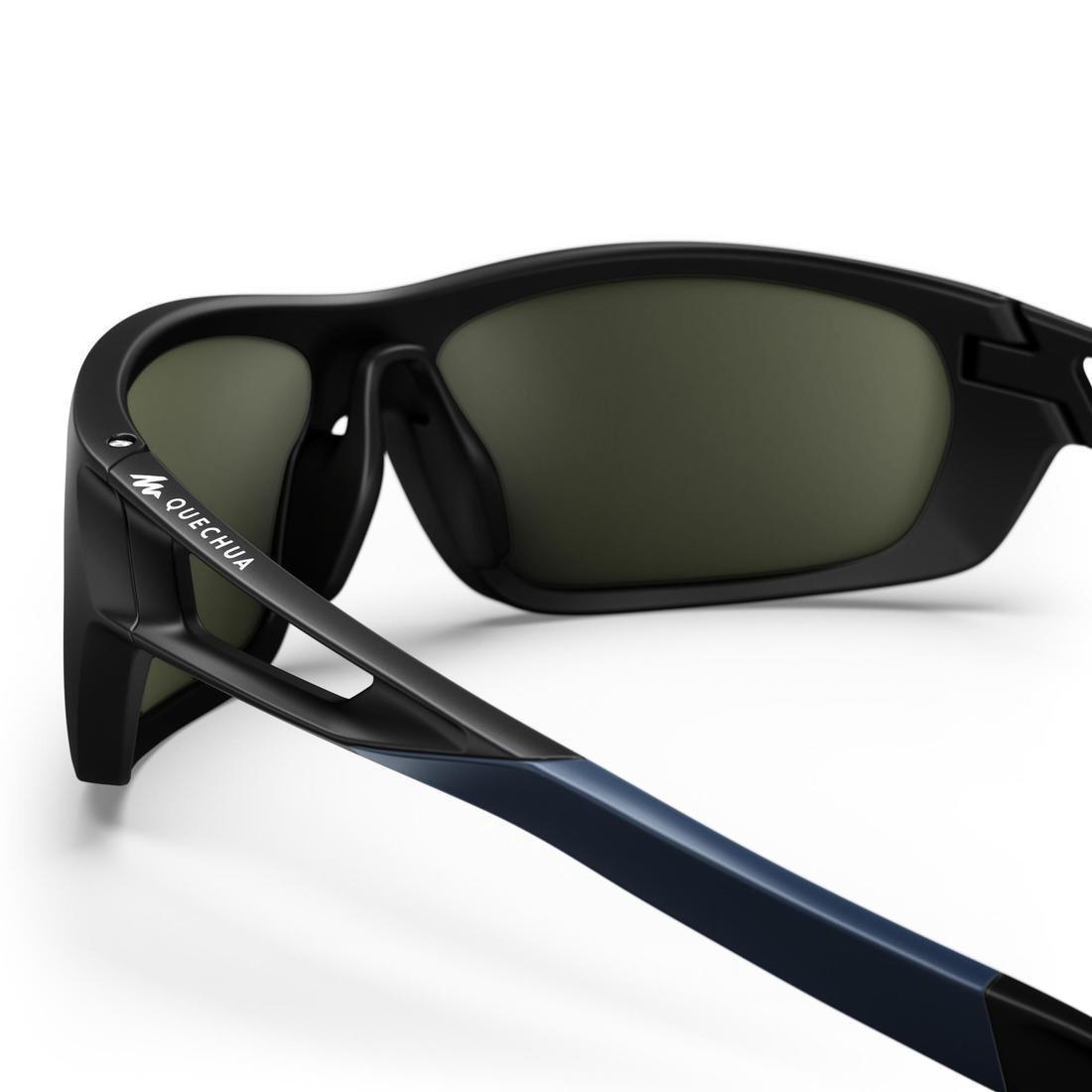 Unisex S Hiking Sunglasses Mh580 Polarising Category 4, Black, No Color, large image number 6