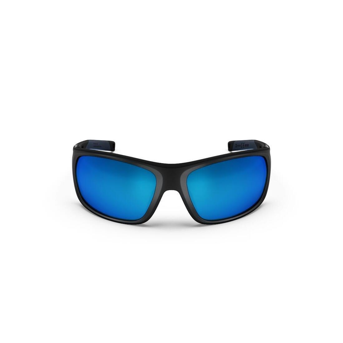 Unisex S Hiking Sunglasses Mh580 Polarising Category 4, Black, No Color, large image number 9