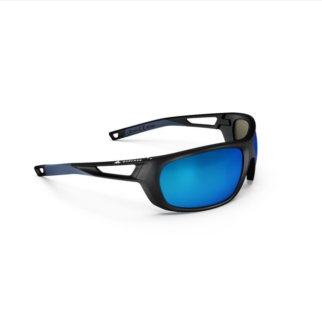 Unisex S Hiking Sunglasses Mh580 Polarising Category 4, Black, No Color, large image number 13