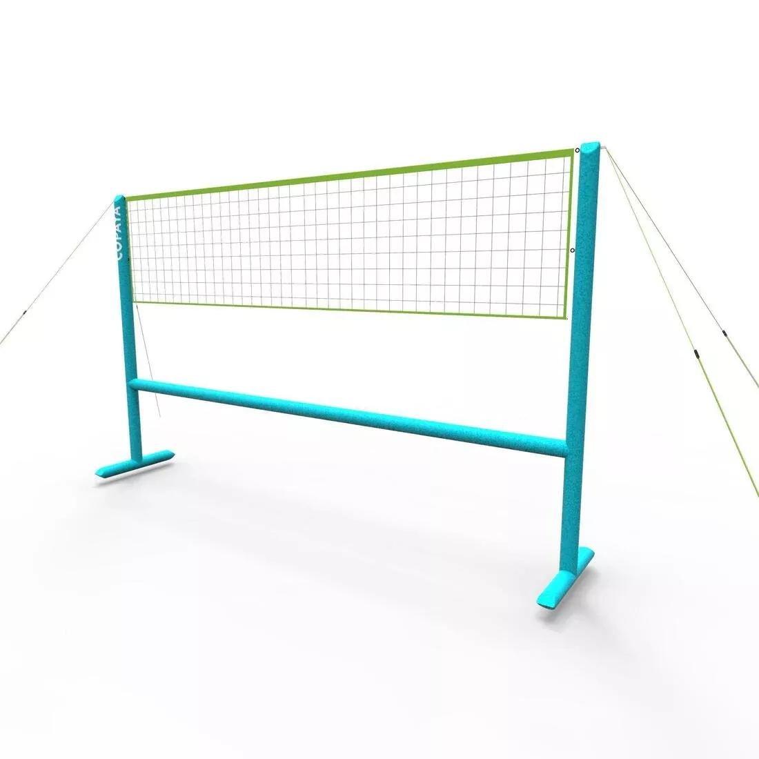 KIPSTA - Inflatable Beach Volleyball Set (Net And Structure) 500 - Blue