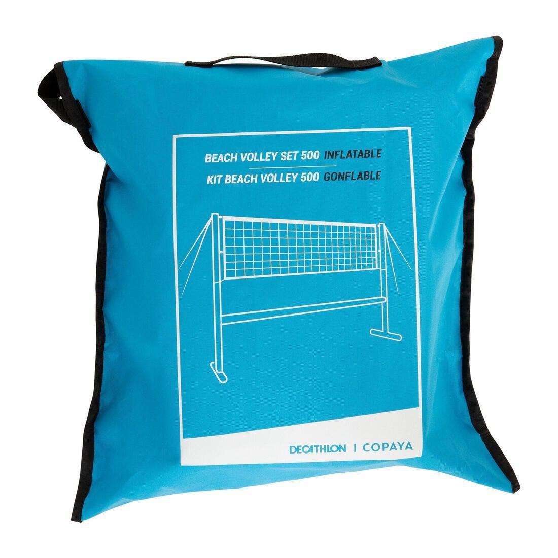 Inflatable Beach Volleyball Set (Net And Structure) 500 - Blue, No Color, large image number 2