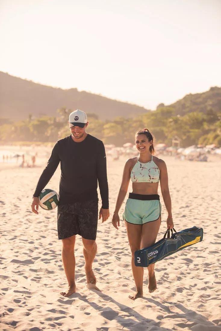 PALE MINT GREEN Adult Trucker Style Beach Cap, No Color, large image number 6