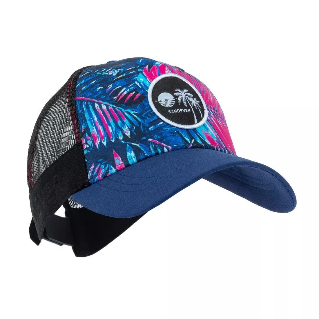 Adult Trucker Style Beach Cap, blue, , large image number 0