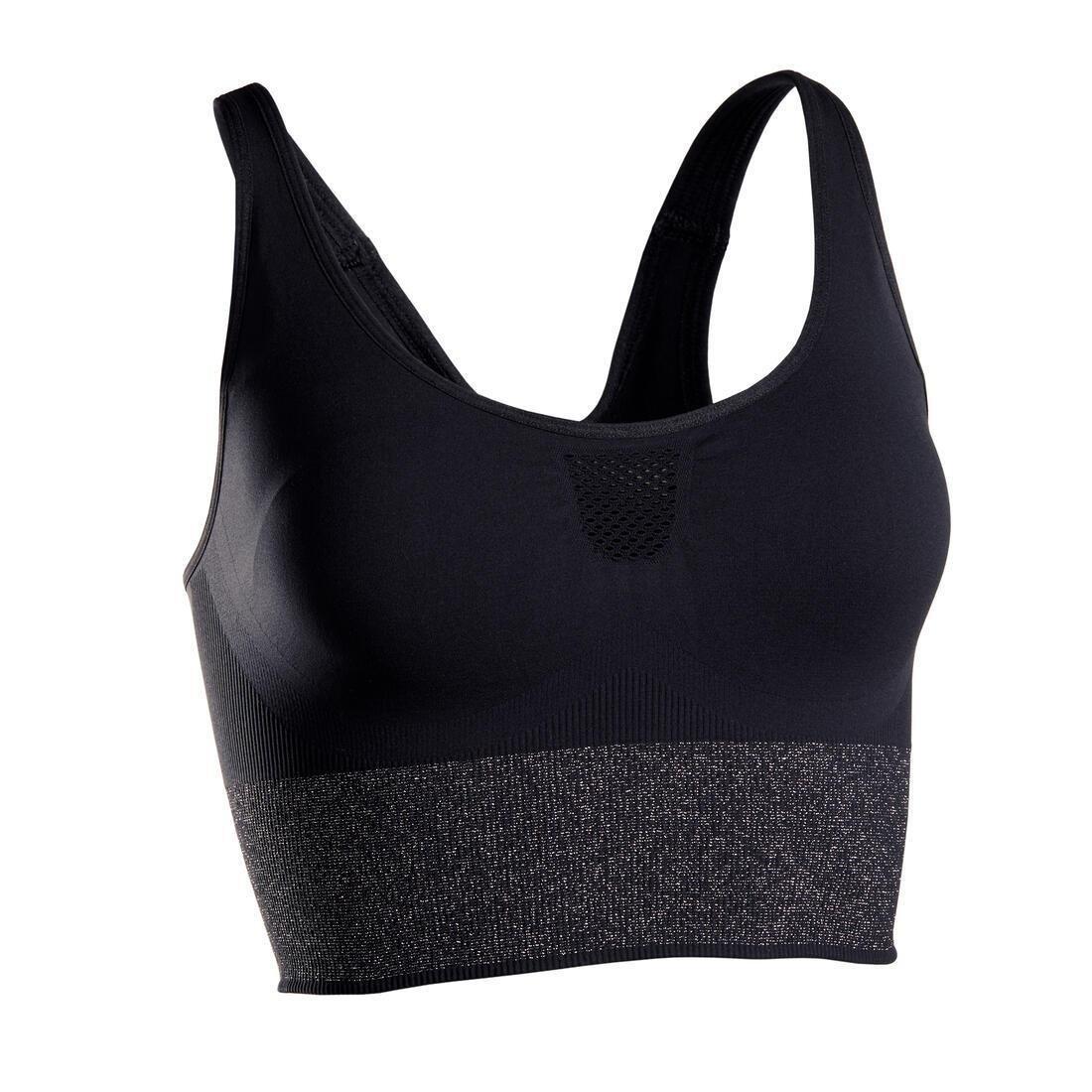 MAUVE Seamless Long Dynamic Yoga Sports Bra, , large image number 2