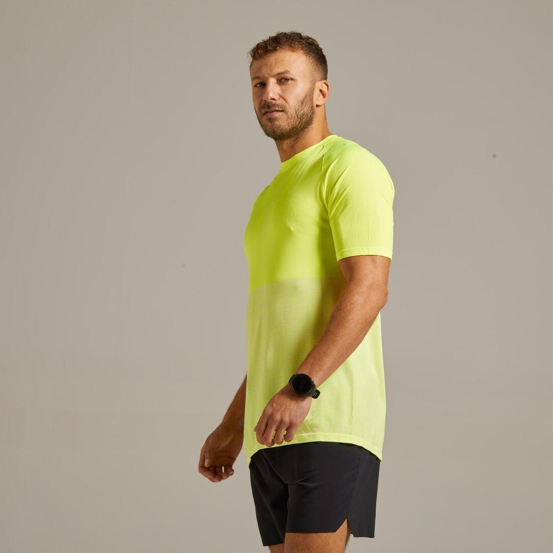 Men Kiprun Care Running Breathable T-Shirt Limited Edtion, Blue, No Color, large image number 2