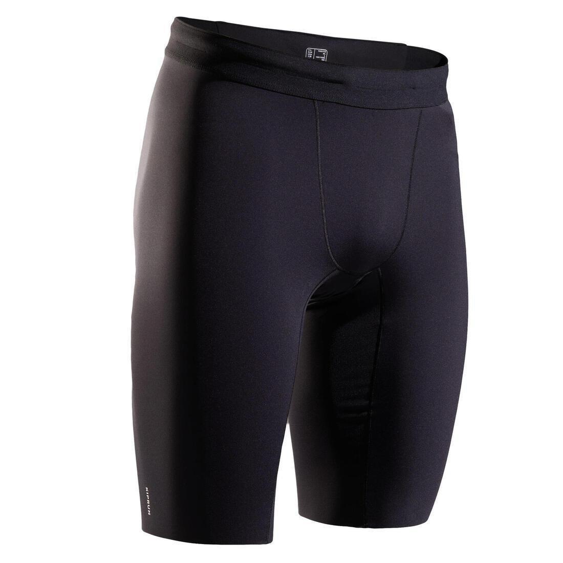 KALENJI - Men Running Tight Shorts, Black