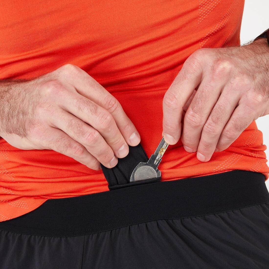 BLACK Light Men's Running Shorts, No Color, medium