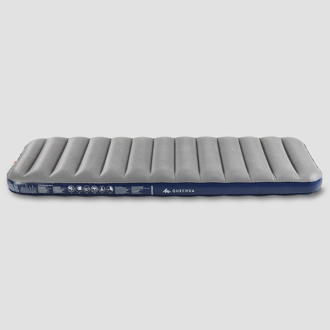 Inflatable Camping Mattress Air Comfort 1 Person, Grey, No Color, large image number 10