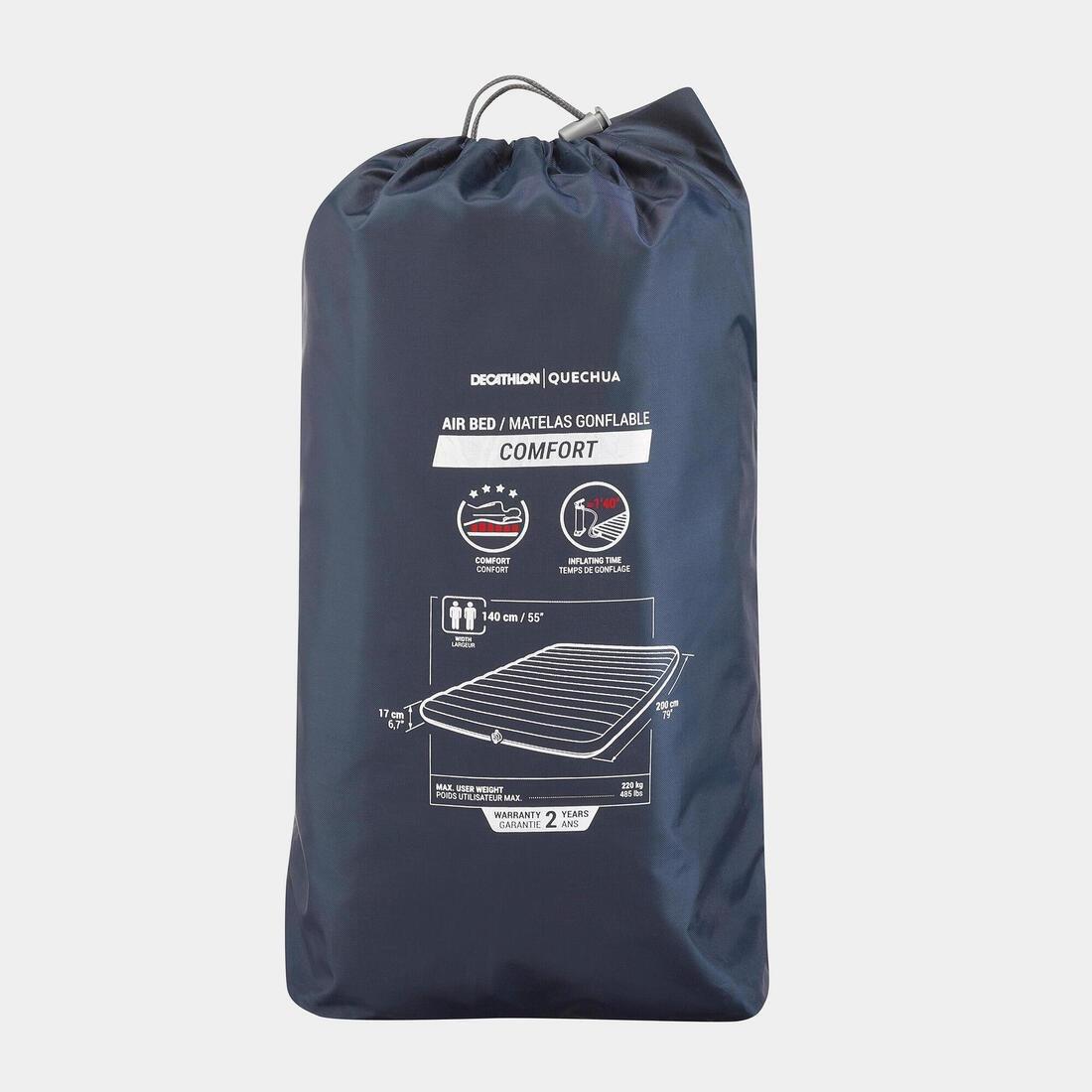 Inflatable Camping Mattress Air Comfort - 2 People, Navy, No Color, large image number 4