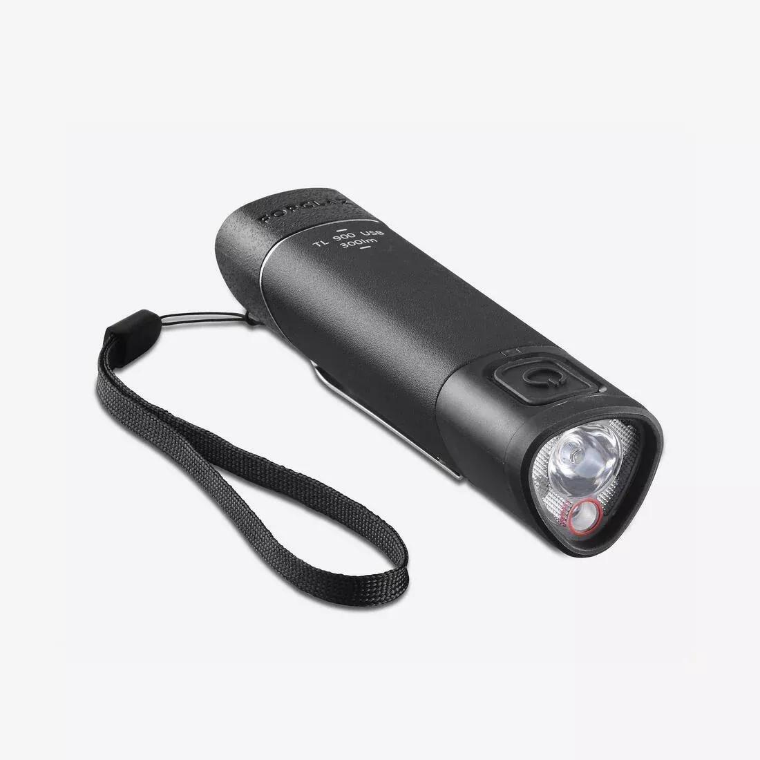 Rechargeable Torchlight - 300 Lumen - TL900, Black, No Color, medium