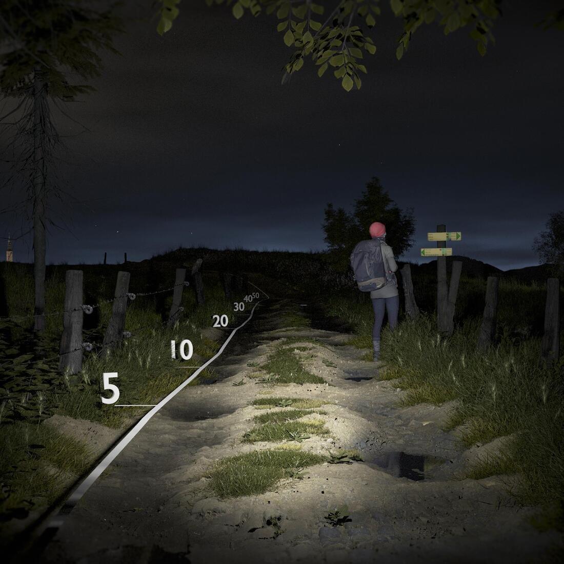 Rechargeable Torchlight - 300 Lumen - TL900, Black, No Color, medium