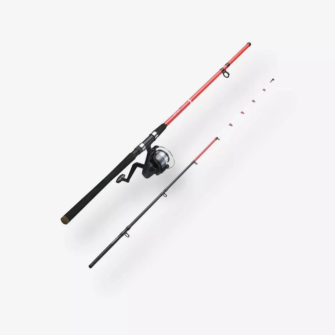 Sea Fishing Press-Fit Boat Combo Seaboat Light-100 210 /2, Red, No Color, medium